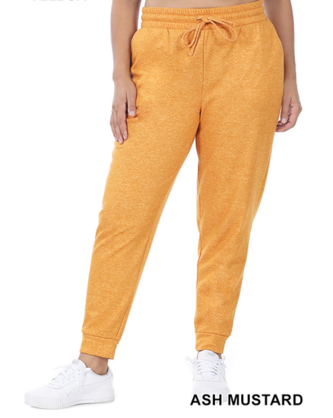 Ash Mustard Joggers