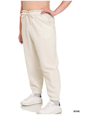 Curvy bone  jogger sweatpants