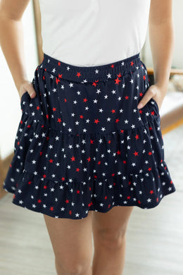 Patriotic skort