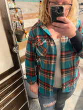 Load image into Gallery viewer, Green Plaid Flannel