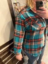 Load image into Gallery viewer, Green Plaid Flannel