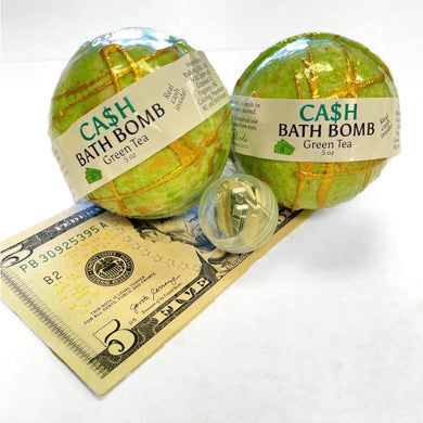 Cash bath bomb