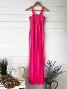 Pink maxi dress