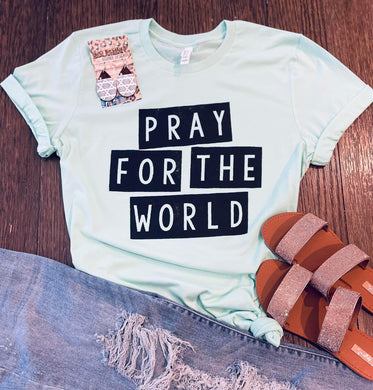 Pre-order pray for the world tee