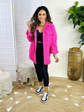 Load image into Gallery viewer, Pink Corduroy Jacket