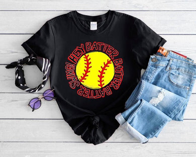 Pre-order Softball Hey Batter Tee