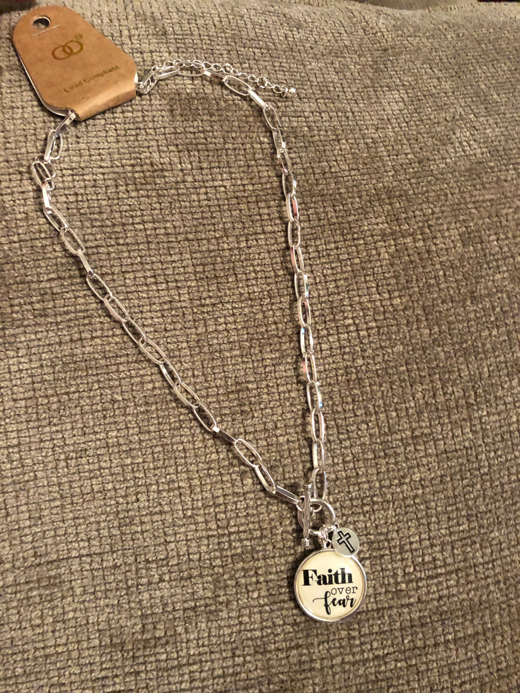 Faith Over Fear Necklace