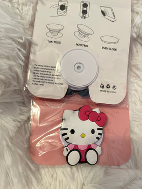 2 Tone Pink Kitty Phone Holder