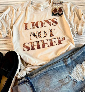 Pre-order Lions not Sheep Tee