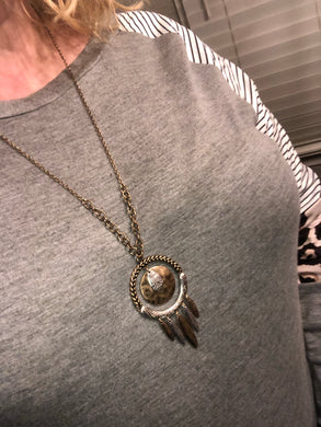 Braided Texture metal hoop necklace set