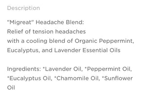 Bee-Och Roller Essential Oil blends