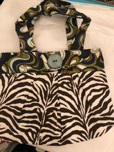 Load image into Gallery viewer, Brown Zebra Print Handmade Purse