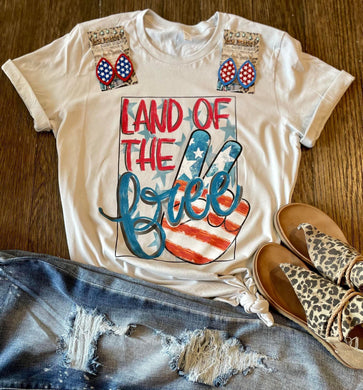 Pre-order land of the free Tee