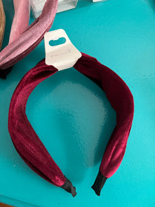 Velvet headband