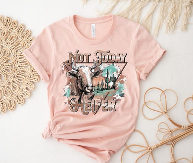 Pre-order not today heifer Tee