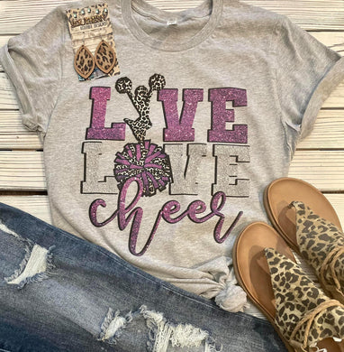 Pre-order Live Love Cheer Tee