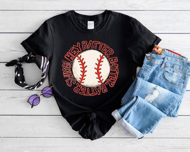 Pre-order Baseball Hey Batter Tee