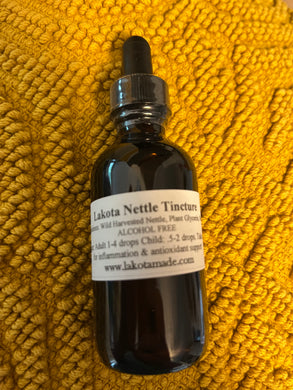 Nettle Tincture (2oz dropper bottle)