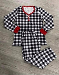 Plaid Shirley pjs