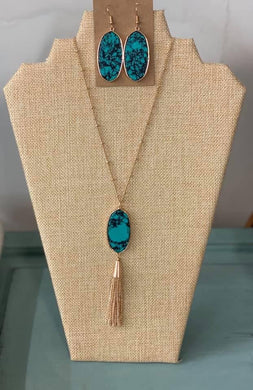 Turquoise and Gold Set