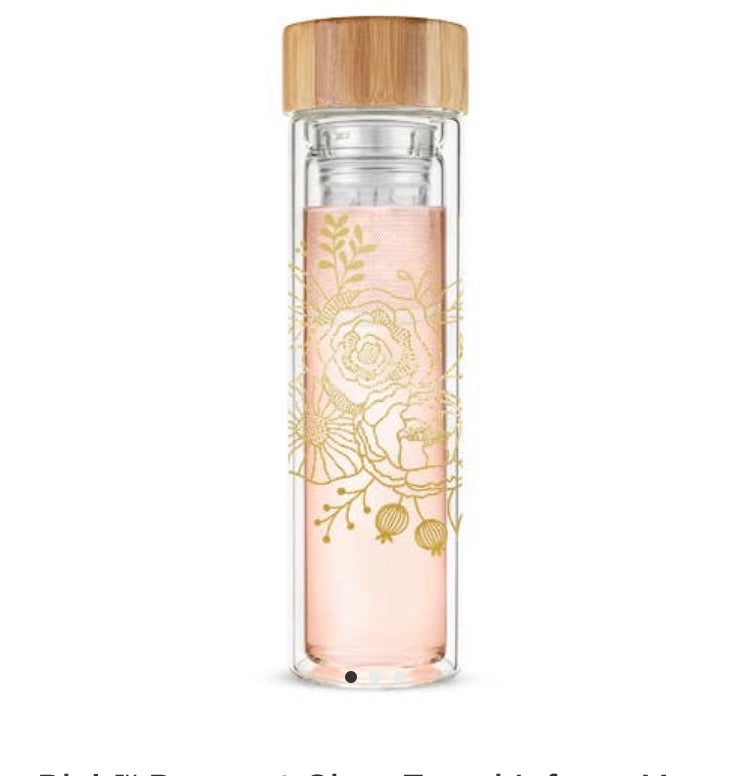 Bouquet glass travel infuser