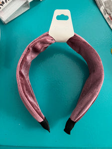 Velvet headband