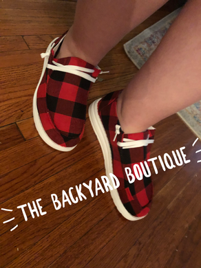 Buffalo Plaid shoes