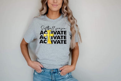 Pre-order softball season activate Tee