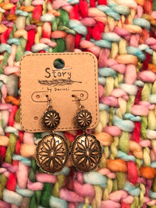 Stamped earrings