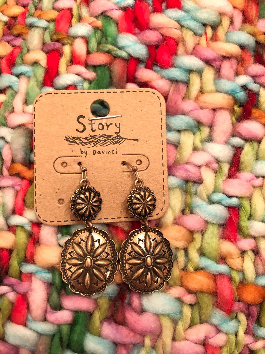 Stamped earrings