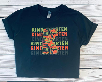 Pre-order Kindergarten orange Tee