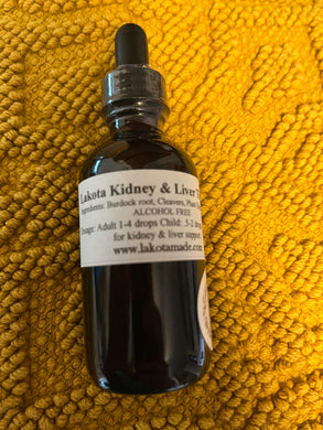 Kidney & Liver Tincture (2oz dropper bottle)