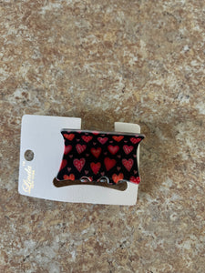 2” heart clips