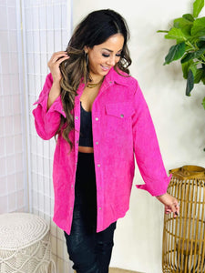 Pink Corduroy Jacket