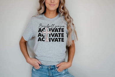 Pre-order baseball season activate Tee