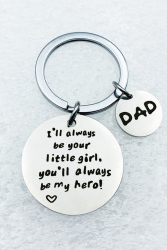 Hero Daddy Keychain