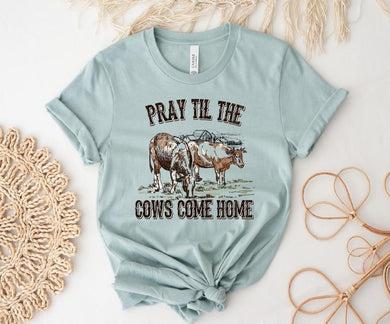 Pre-order pray till the cows come home Tee